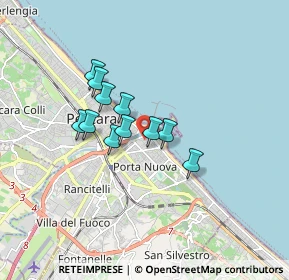 Mappa Via Ferdinando Magellano, 65126 Pescara PE, Italia (1.29)