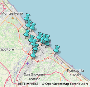 Mappa Via Ferdinando Magellano, 65126 Pescara PE, Italia (2.445)