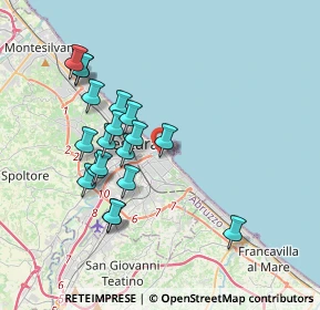 Mappa Via Ferdinando Magellano, 65126 Pescara PE, Italia (3.68947)