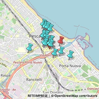 Mappa Piazza Duca D'Aosta, 65121 Pescara PE, Italia (0.541)