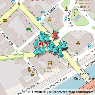 Mappa Piazza Duca D'Aosta, 65121 Pescara PE, Italia (0)