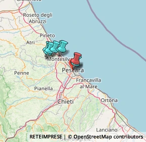 Mappa Via Bocca di Valle, 65121 Pescara PE, Italia (18.15727)