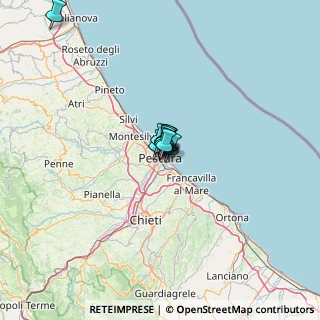 Mappa Via Bocca di Valle, 65121 Pescara PE, Italia (9.35727)