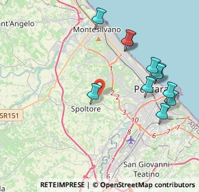 Mappa Strada Sferrella, 65010 Spoltore PE, Italia (4.44)