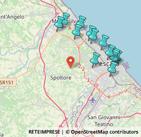 Mappa Strada Sferrella, 65010 Spoltore PE, Italia (4.21154)