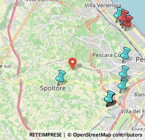 Mappa Strada Sferrella, 65010 Spoltore PE, Italia (3.03462)