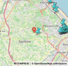 Mappa Strada Sferrella, 65010 Spoltore PE, Italia (3.22143)