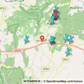 Mappa Contrada Fornacchia, 01038 Soriano nel Cimino VT, Italia (2.425)