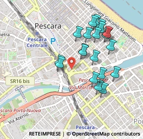 Mappa Via Latina, 65121 Pescara PE, Italia (0.4605)