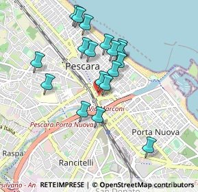 Mappa Via Latina, 65121 Pescara PE, Italia (0.865)