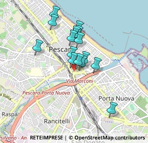 Mappa Via Latina, 65121 Pescara PE, Italia (0.72533)