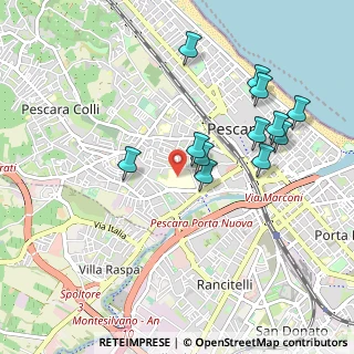 Mappa Via Fonte Romana, 65100 Pescara PE, Italia (0.98083)