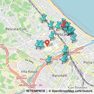Mappa Via Fonte Romana, 65100 Pescara PE, Italia (0.972)