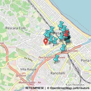 Mappa Via Fonte Romana, 65100 Pescara PE, Italia (0.819)