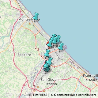 Mappa Via Fonte Romana, 65100 Pescara PE, Italia (2.68846)