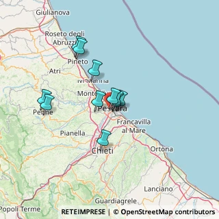 Mappa Via Fonte Romana, 65100 Pescara PE, Italia (10.87455)