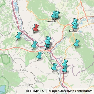 Mappa Zona artigianale, 01028 Orte VT, Italia (8.201)