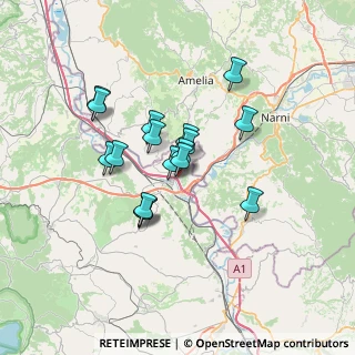 Mappa Via Amerina, 01028 Orte VT, Italia (5.48706)
