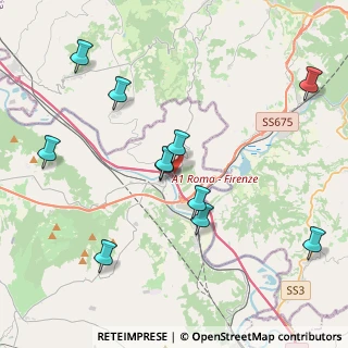 Mappa Via Amerina, 01028 Orte VT, Italia (4.47182)