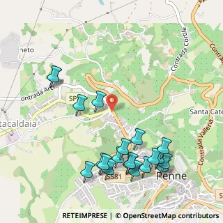 Mappa Via per Villa Degna, 65017 Penne PE, Italia (0.6395)