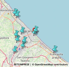 Mappa Via Giovanni da Verrazzano, 65126 Pescara PE, Italia (4.27364)
