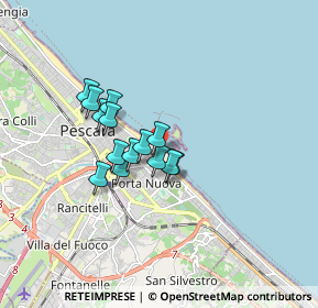 Mappa Via Giovanni da Verrazzano, 65126 Pescara PE, Italia (1.26071)