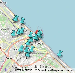 Mappa Via Giovanni da Verrazzano, 65126 Pescara PE, Italia (1.91053)