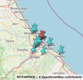 Mappa Via Giovanni da Verrazzano, 65126 Pescara PE, Italia (7.60846)