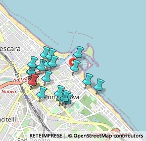 Mappa Via Giovanni da Verrazzano, 65126 Pescara PE, Italia (0.9295)