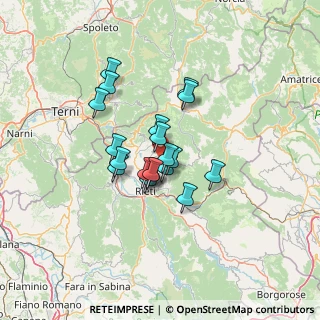 Mappa Via del Castello, 02014 Cantalice RI, Italia (9.96789)