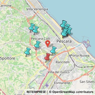 Mappa Via Pineta di Roio, 65124 Pescara PE, Italia (1.80357)