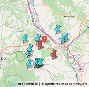 Mappa Via Aldo Moro, 01030 Bassano In Teverina VT, Italia (7.32944)