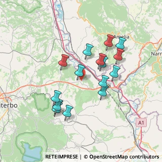 Mappa Via Aldo Moro, 01030 Bassano In Teverina VT, Italia (6.894)
