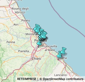 Mappa Via Andrea Doria, 65126 Pescara PE, Italia (5.89917)