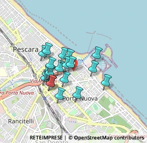 Mappa Via Andrea Doria, 65126 Pescara PE, Italia (0.685)