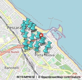 Mappa Via Andrea Doria, 65126 Pescara PE, Italia (0.7075)