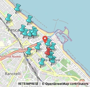 Mappa Via Andrea Doria, 65126 Pescara PE, Italia (0.94563)