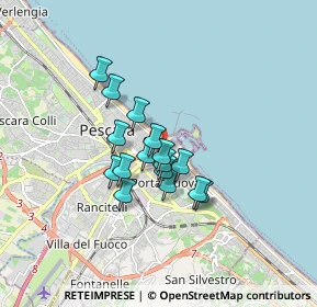 Mappa Via Andrea Doria, 65126 Pescara PE, Italia (1.22563)