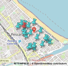Mappa Via Nicola Fabrizi, 65122 Pescara PE, Italia (0.3925)