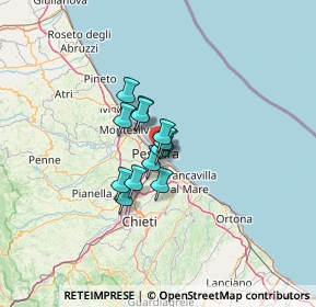 Mappa Via Nicola Fabrizi, 65122 Pescara PE, Italia (7.21538)