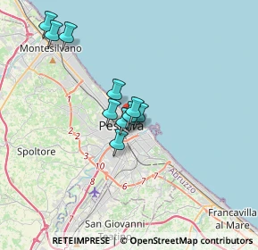 Mappa Via Nicola Fabrizi, 65122 Pescara PE, Italia (2.58818)