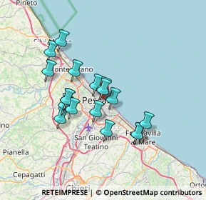 Mappa Via Ludovico Ariosto, 65122 Pescara PE, Italia (6.21)
