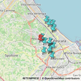 Mappa Via di Sotto, 65124 Pescara PE, Italia (1.37188)