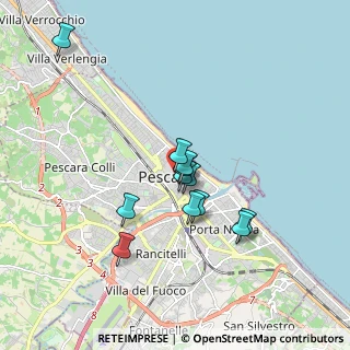 Mappa Via Roma, 65121 Pescara PE, Italia (1.51667)