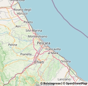 Mappa 65122 Pescara PE, Italia (9.9235)