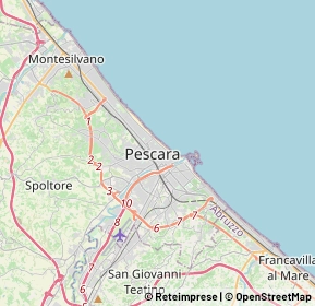 Mappa 65122 Pescara PE, Italia (1.961)