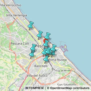 Mappa 65122 Pescara PE, Italia (1.25167)