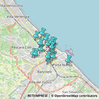 Mappa 65122 Pescara PE, Italia (1.0125)