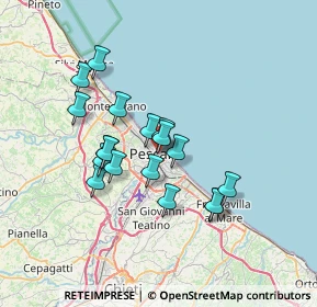 Mappa 65122 Pescara PE, Italia (6.05778)