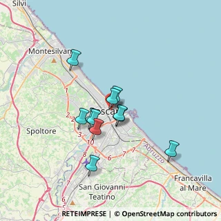 Mappa 65122 Pescara PE, Italia (2.77091)